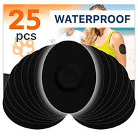 Fixic Freestyle Libre Adhesive Patch 25 PCS - Enlite - Guardian - Premium Adhesive Patches - Pre Cut Back Paper - Black - Best Long Fixation for Your Sensor!