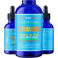 Turmeric Curcumin #1 Natural 8-in-1 Herbal Complex - Inflammation Reducer + Joint, Back, Neck Pain Relief -120 Servings l Fast Acting Extract Liquid l Ginger, Black Pepper, Cinnamon, Rosemary +