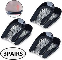 3 Pairs of Orthopedic Insole Insole/Heel Cup for Heel Pain/Dry Heel gingivitis/Ladies Heel Gel pad
