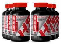 Nettle Root Powder - Anti Gray Hair Natural Formula - for Hear Health (6 Bottles)