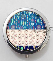 BlackKey Dream Catcher 3-Compartment Decorative Pocket Gift Box Case Organizer for Pill, Color 1 -1075