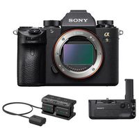 Sony Alpha a9 Mirrorless Digital Camera, Full Frame - Bundle VG-C3EM Vertical Grip, NPA-MQZ1K Multi-Battery Adapter Kit