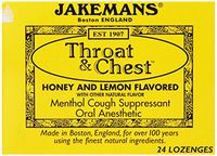 Jakemans Honey Lemon Throat & Chest Lozenge Box