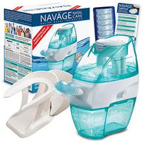 Navage Nasal Hygiene Essentials Bundle: Navage Nose Cleaner, 38 SaltPod Capsules, and Countertop Caddy. 126.90 if Purchased Separately, You Save 26.95. for Improved Nasal Hygiene.