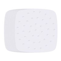 Air Fryer Liners - 7.5 Inches, 100pcs Premium Perforated Parchment Paper Compatible with Philips, Cozyna, Secura, NuWave Brio, Chefman, GoWISE USA, BLACK+DECKER, COSORI and More Air fryers