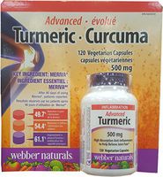 Webber Naturals Advanced Turmeric, 500mg, 120 Veg-caps