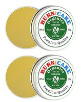 Burnicare Organics Burn Cream, First Aid Treatment, Truly Vegan, Two 30 Gram Tins, Aloe Vera, 5 Herbs, Soothes Inflamed Skin, Reduces Itching, Fast Pain Relief, Minor Wounds, Cuts, Scrapes, Bruises