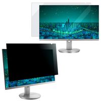 Ogakey Privacy Screen Filter for 23.6 Inches Desktop Computer Widescreen Monitor with Aspect Ratio 16:9, Anti Glare and Anti Blue Light Protection (23.6" Widescreen-16:9)