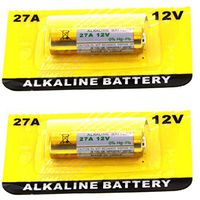 2X Exell EB-27A Alkaline 12V Battery Replaces 27A, A27, B-1, CA22, EL-812, EL812, G27A, GP27A, L828, MN27, R27A Fast USA Ship