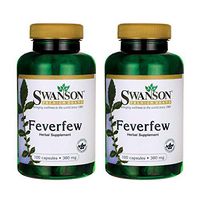 Swanson Feverfew 380 Milligrams 100 Capsules (2 Pack)