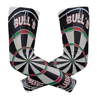 LEVEIS Game Darts Board Wheel Arm Sleeves UV Protection for Men Women Sunblock Protective Gloves Running Golf Cycling Driving Long Arm Cover 1 Pair
