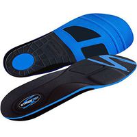 Stridetek Tactical Trainer Orthotic Insoles - Arch Support Metatarsal Pad & Gel Plugs Prevent Foot Pain Plantar Fasciitis & Shin Splints - (Blue) - Mens 13 / Womens 14
