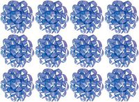 PMU Gift Bows Confetti, Medium, Light Blue (12/Pkg) Pkg/1