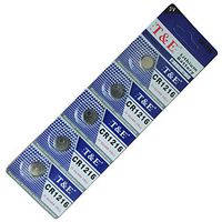 New T&E 5 X Cr1216 Br1216 1216 3V Lithium Batteries