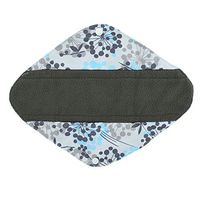 12 Inch Heavy Flow Charcoal Bamboo Mama Cloth/ Menstrual Pads/ Reusable Sanitary Pads (Silver)