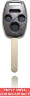 NEW Keyless Entry Remote Key Fob UNCUT KEY & CASE ONLY For a 2007 Honda Civic