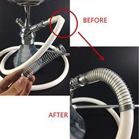 Hookah Hose Holder Kink Protector Stainless Steel Coil Spring Shisha Accessories Prevents Kinking 4 PCS Per Pack for 16MM Diameter Hose