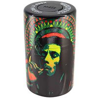Vac Stash Vacuum Sealed Herb, Spice, Tobacco Jar with Printed Design - Bob Marley