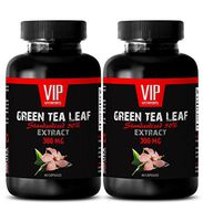 Fat burner supplement for women - GREEN TEA LEAF EXTRACT - Green tea weight loss supplement - 2 Bottles 120 Capsules