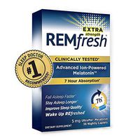 REMfresh Extra Strength 5mg Melatonin Sleep Aid Supplement (36 Caplet) | Drug-Free, Sleep Aid to Support Restful, Natural Sleep | #1 Doctor Recommended | Pharmaceutical-Grade, Ultrapure Melatonin