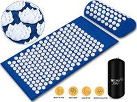 Lotus Acupressure Mat and Neck Pillow Set Back and Neck Pain Relief,Include Yoga Acupuncture Mat + Pillow + Backpack for Relieves Stress,Sciatic,Insomnia,Trigger Relaxation Therapy