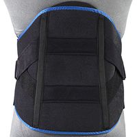 OTC Lumbosacral Orthosis Support Heavy Duty Back Brace Trutek, Black, XXX-Large