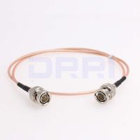 DRRI BNC Male to BNC Male 3G HD SDI 4K Video Coax Cable for FS5 to Atomos Shogun Inferno (60CM)