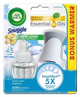 Air Wick Scented Oil Air Freshener Starter Kit, Snuggle Fresh Linen, 1 ct (Pack of 2)