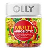 Olly Adult Multi + Probiotic Gummy! 70 Gummies Tropical Twist Flavor! Blend of Vitamins & Minerals with Boost of 1 Billion Probiotics! Support Your Immune System and Healthy Digestion! (1)