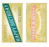 HomArt Happy Birthday Matches Match Box Set of 2