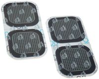 MABIS Back Pain Relief System Replacement Pads, Gray, 4-Count