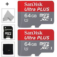 SanDisk 128GB Micro SD Memory Card - (2 Pack of 64GB) for GoPro HERO7 / Hero 7 HERO6 / Hero 6 Black, Hero 5 Black/Session, Hero4 Black/Silver, Hero 3, Hero 2 and All Gopro Hero Cameras