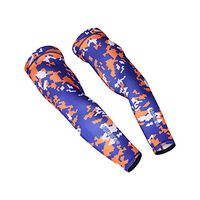 LBAFS UV Protection Cooling Arm Sleeves,Sports Compression Gloves for Cycling Driving,Golf,Baseball,M