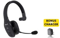 BlueParrott B450-XT Bluetooth Headphones - 204010-AC for High Noise Environments | Car, Wall Charger Included | NFC Ready - Compatible w/Bluetooth Smartphones, Tablets, Android, iOS (Bonus Charger)