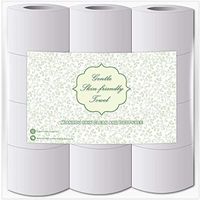 4/6/12 Rolls Towels Paper White Toilet Paper Soft Bathroom Washroom Tissue Paper Bulk Household Supplies (12 Rolls)