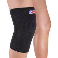 PyLios(TM) Rodilleras Black SX607 Breathable Sports Men Knee Strap Brace Pad Guard Protector Pads Elastic Kneepad Joelheira