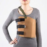 SUN RDPP Chest Brace Support Correct Health-Fighting Breathable Thoracic Fracture Injury Fixation Band Adjustable Rib Traction Belt Men and Women,S