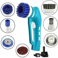 Electric Scrubber Power Cordless, Portable 360 Handheld Washing Cleaning Machine with 7 Replaceable Brush Heads, High Rotation for Bathroom, Floor, Kitchen, Car, Sink, Wall, Window.