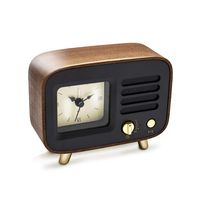 Ferrisland Bluetooth Speaker with Clock, Alarm Clock with Wireless Speaker 4.2 Portable Wireless Bluetooth Speaker Alarm Clock USB Port for Charging, TF AUX Micro SD Card Backup