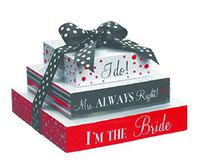 Mrs. Always Right Triple Note Stacks For The Bride (3 pc. set)