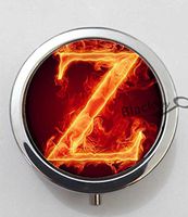 BlackKey Letter Z 3-Compartment Decorative Pocket Gift Box Case Organizer for Pill, Color 1 -1460