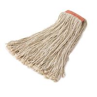 Rubbermaid Commercial Products F216 16 oz. Premium Eight-Ply Cut-End Cotton Wet Mop Head - White