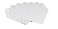 Amram Merchandising and Marking Tags Unstrung Scalloped 1.75 Inch X 1.1 Inch Blank White 1000 Tags
