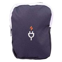 LIEJIE Waterproof Travel Storage Bag Electronics USB Charger Case Data Cable Organizer Travel Portable Travel Charger Headphone Cable Storage Bag (Gray)