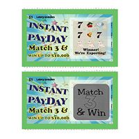 My Scratch Offs Pregnancy Announcement - Instant Payday Lotto Replica - Scratch Off Card - 5 Pack
