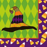 Cocktail Size Paper Napkin,Witchful Thinking