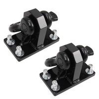 NIXFACE Upgrade Heavy Duty Front Tow Hooks Fit for Dodge Ram 2500/3500 (2010-2019) Black