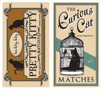 HomArt Curious Cat Long Matches Match Box Set Of 2