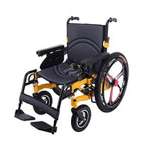 YOLANDEK Electric Wheelchair Elderly Disabled Car Elderly Intelligent Automatic Portable Scooter Multifunctional Folding, Motorized Wheelchair, Safer and More Stable