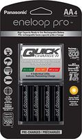 Panasonic K-KJ55KHC4BA Advanced 4 Hour Quick Battery Charger with 4AA eneloop pro High Capacity Rechargeable Batteries